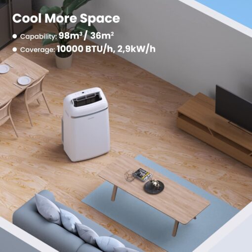 COMFEE Eco Friendly Pro | Climatiseur Mobile 10000 BTU A+ – Image 10
