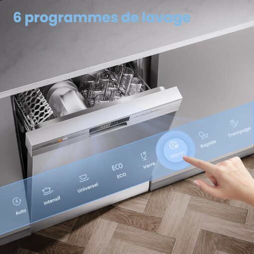 COMFEE' CDWPF1201PS | Lave-vaisselle Pose Libre 12 Couverts – Image 7