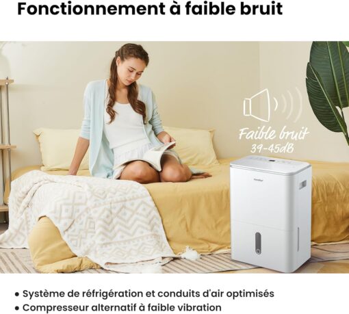 COMFEE' Easy Dry 20 | Déshumidificateur Connecté 20L avec Ioniseur – Image 6