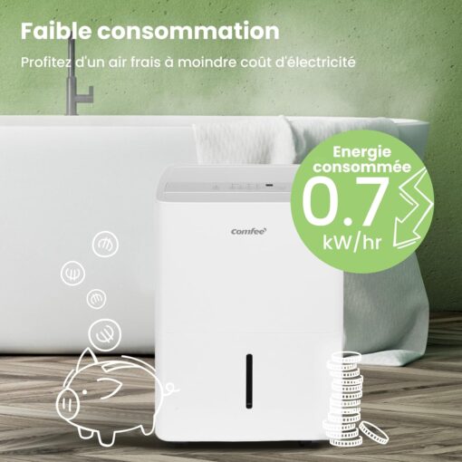 COMFEE' MDDPE-30DEN7 | Déshumidificateur Puissant 30L/jour – Image 5