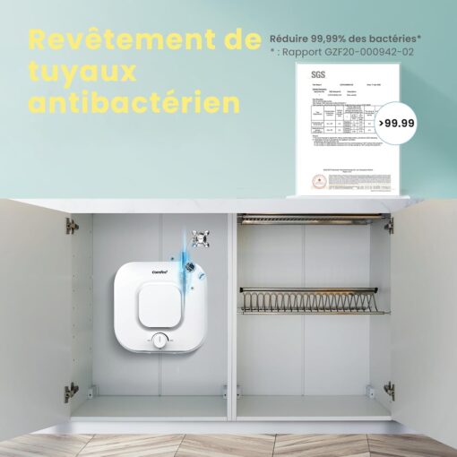 COMFEE' D15-15VEU | Chauffe-eau Électrique Compact 15L Sous Évier – Image 3