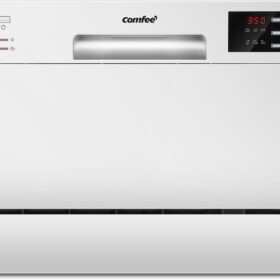 COMFEE TD602E-W | Kompakter Tischgeschirrspüler 6 Maßgedecke | Mini Spülmaschine