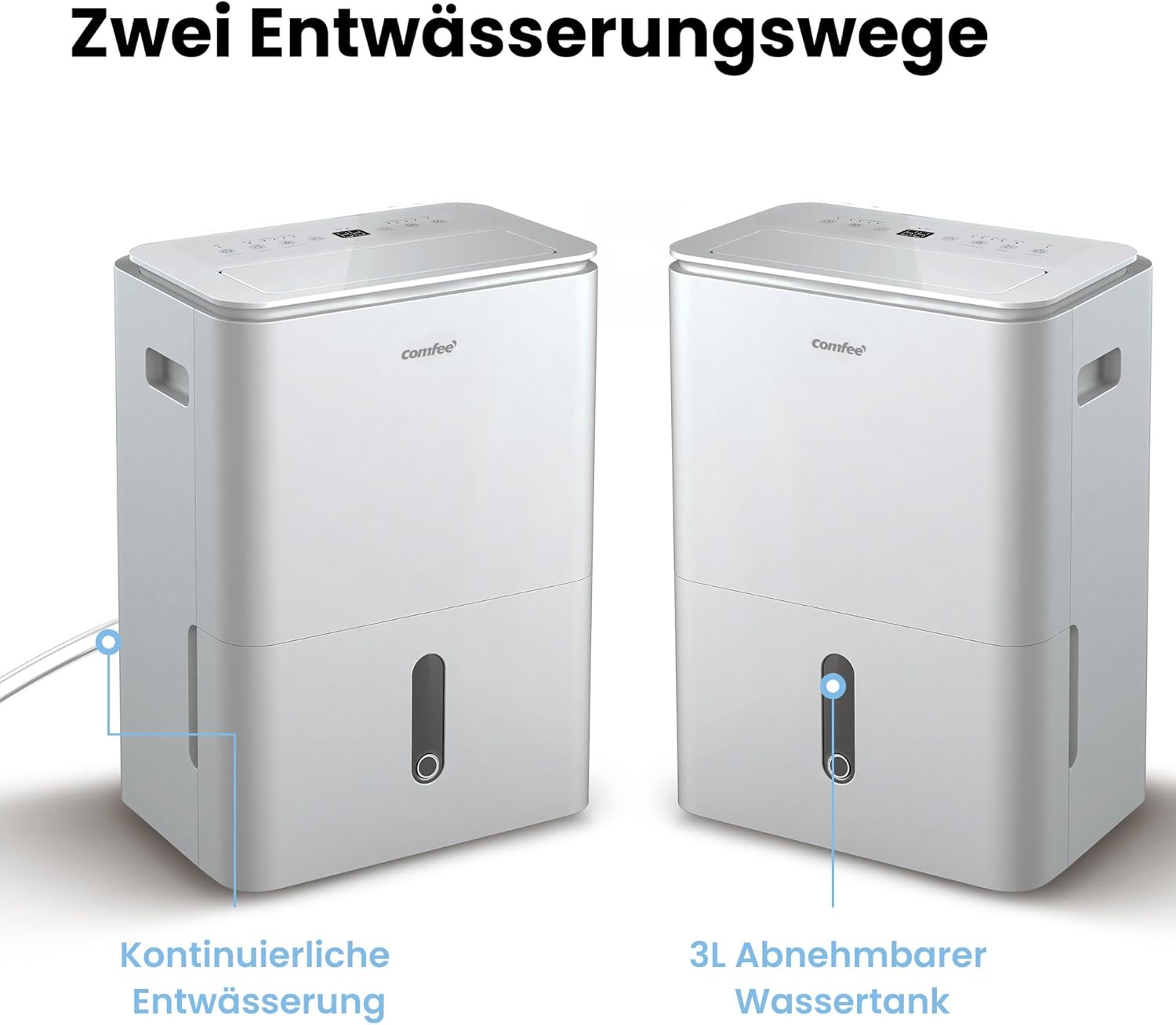 COMFEE DF7 Easy Dry 16 | Smarter Luftentfeuchter 16L mit Ionisator – Bild 9