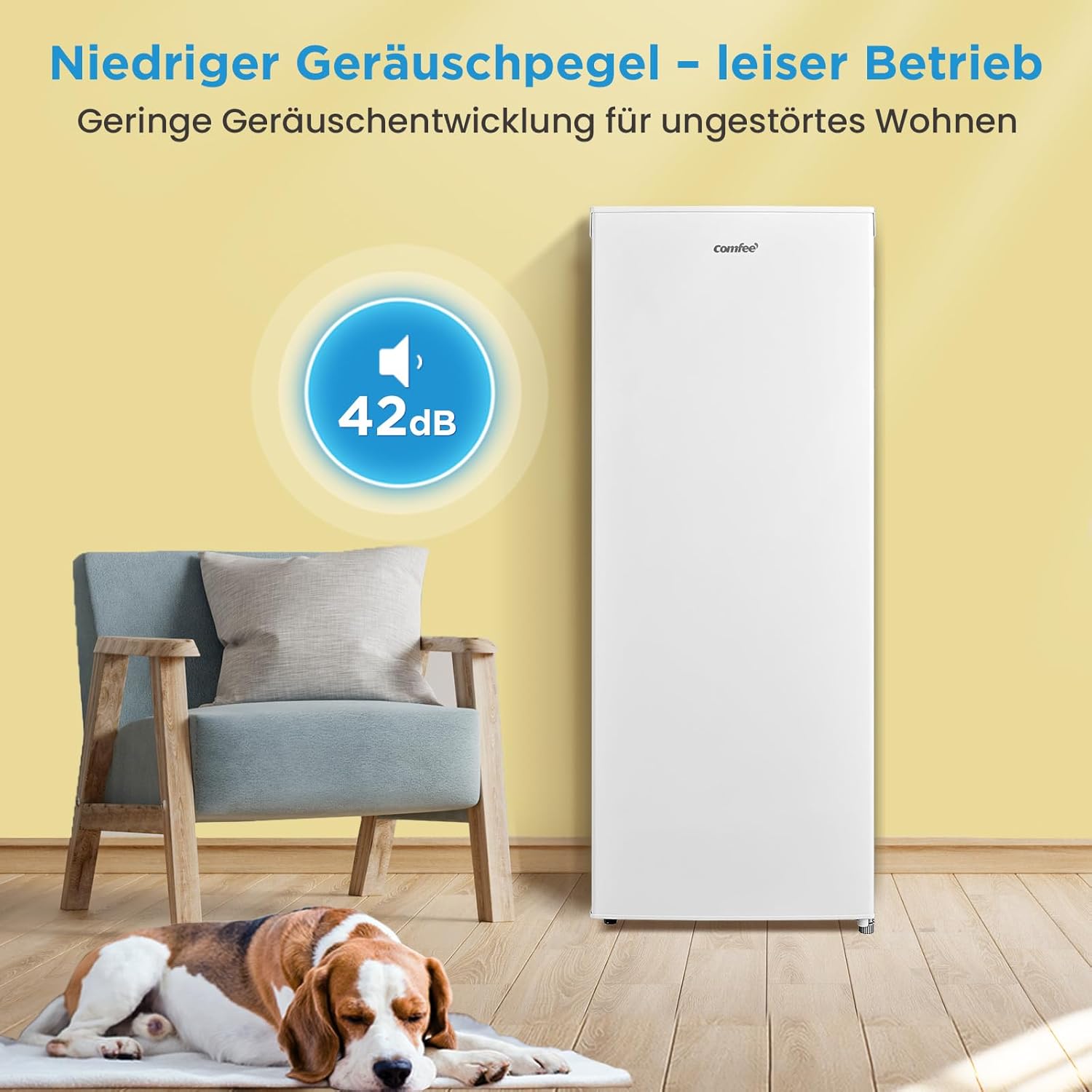 COMFEE RCU160WH2(E) | Gefrierschrank 160L mit GMCC Kompressor – Bild 5