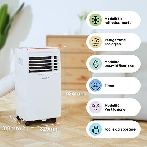 COMFEE Ambra 8C | Condizionatore Portatile 7000 BTU Follow Me 25m² - immagine 2