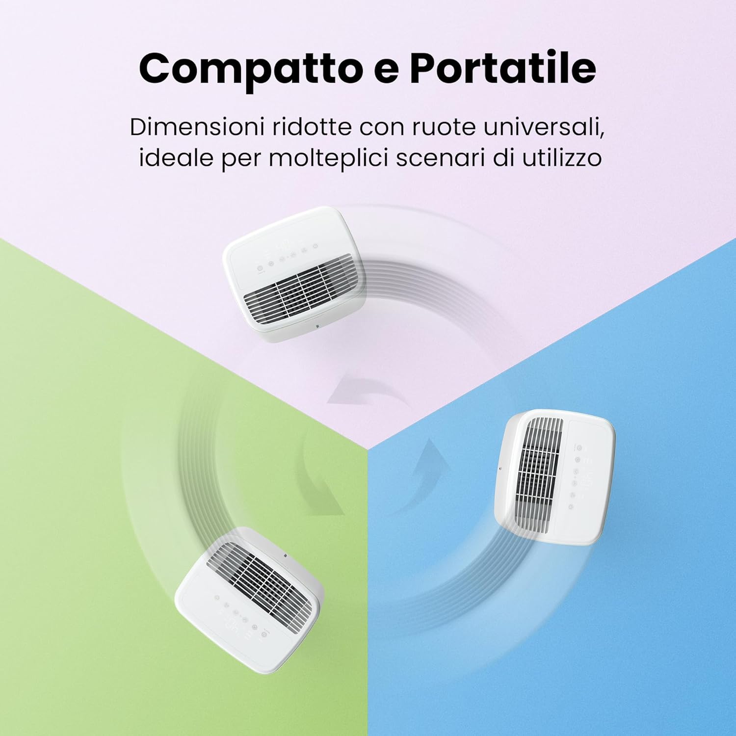 COMFEE CDDOE-12DEN7-QA3 | Deumidificatore Silenzioso 12L Compatto per Piccoli Spazi - immagine 6