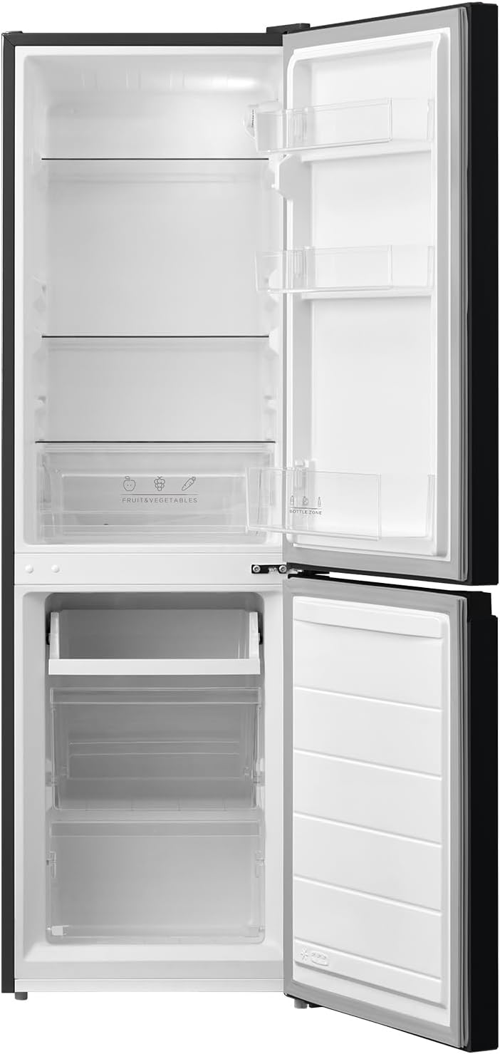Kühlschrank Comfee RCB169DK2(E) – 174L, Low Frost, Thermostat einstellbar, LED, Elegantes Schwarz – Bild 6