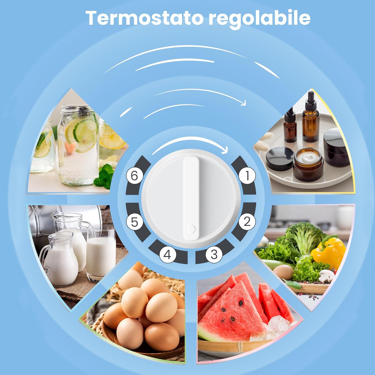 COMFEE RCD50WH2(E) | Mini-Kühlschrank 43L mit Gefrierfach & Chiller Box – Bild 8