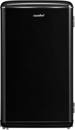 Réfrigérateur Rétro Comfee RCD93BL2EURT(E) – 93L, Sous-Plan, LED, Noir