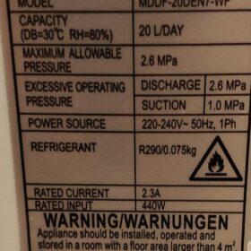 COMFEE CDDAE-30DEN7-QA3 | Deshumidificador 30L Inteligente con App - Depósito Extraíble photo review