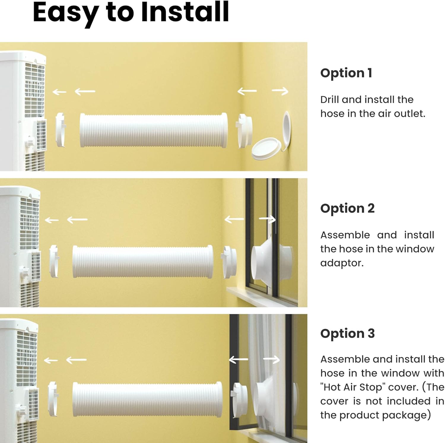 COMFEE MPPH-09CRN7 | Climatiseur Mobile 9000 BTU 3-en-1 – Image 4