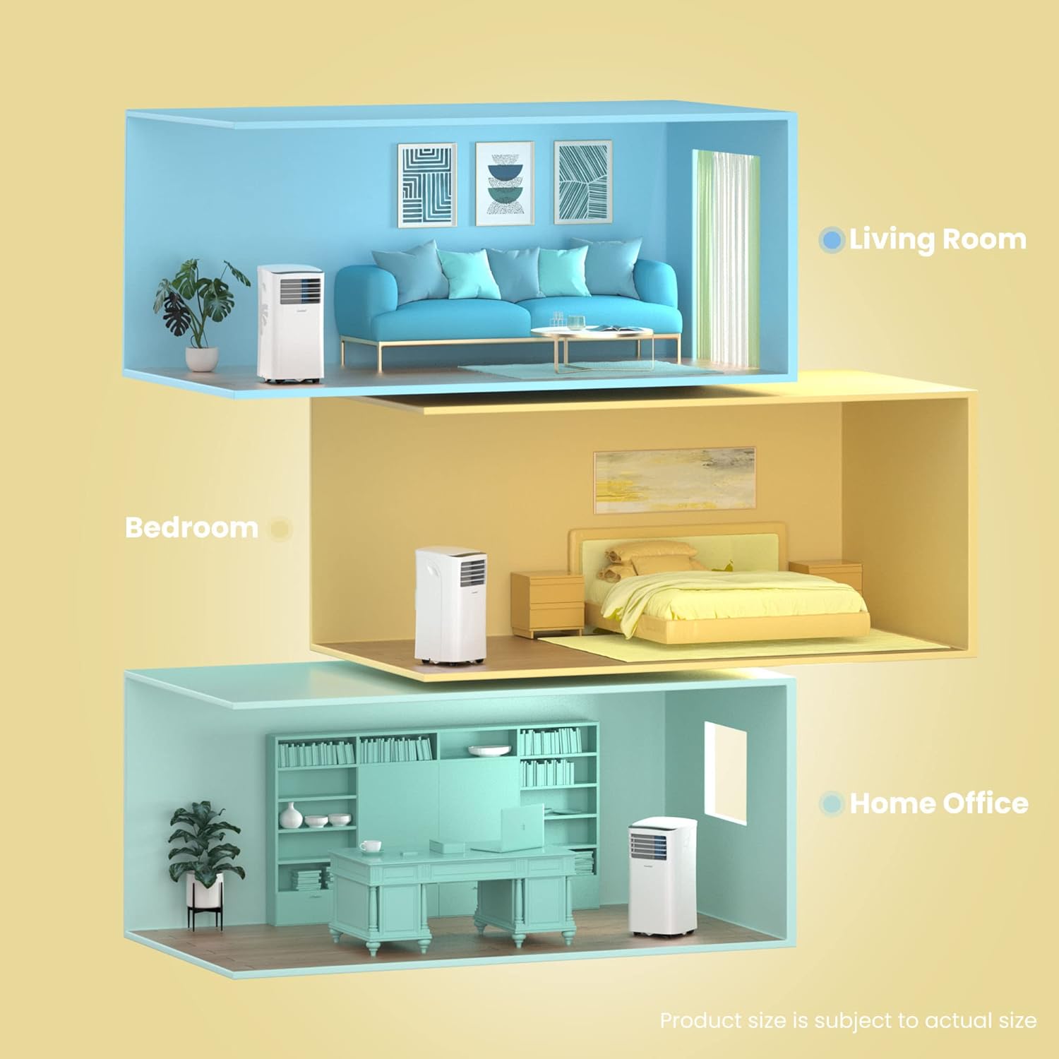 COMFEE MPPH-09CRN7 | Climatiseur Mobile 9000 BTU 3-en-1 – Image 3