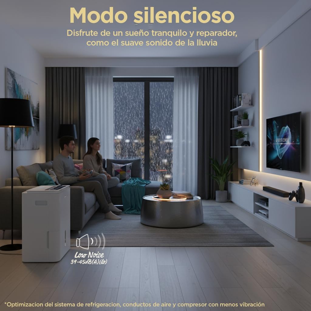 COMFEE' Easy Dry 20 | Déshumidificateur Connecté 20L avec Ioniseur – Image 8