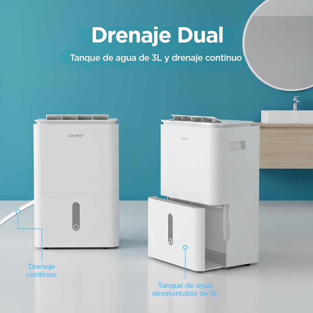 COMFEE' Easy Dry 20 | Déshumidificateur Connecté 20L avec Ioniseur – Image 11
