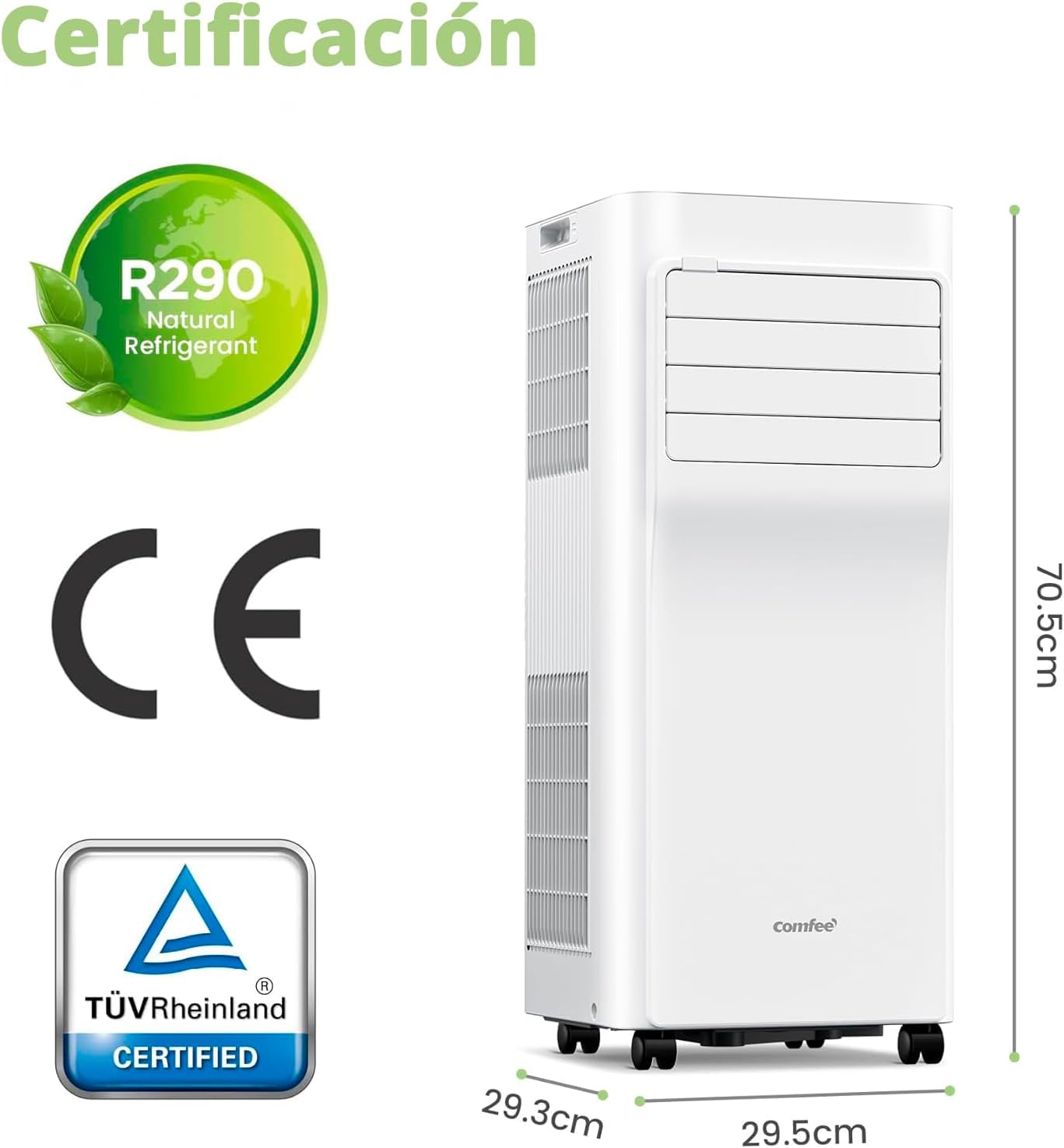 COMFEE Pingüino | Aire Acondicionado Portátil 9000 BTU Conectado - Breezy Cool 2.6 - Imagen 9