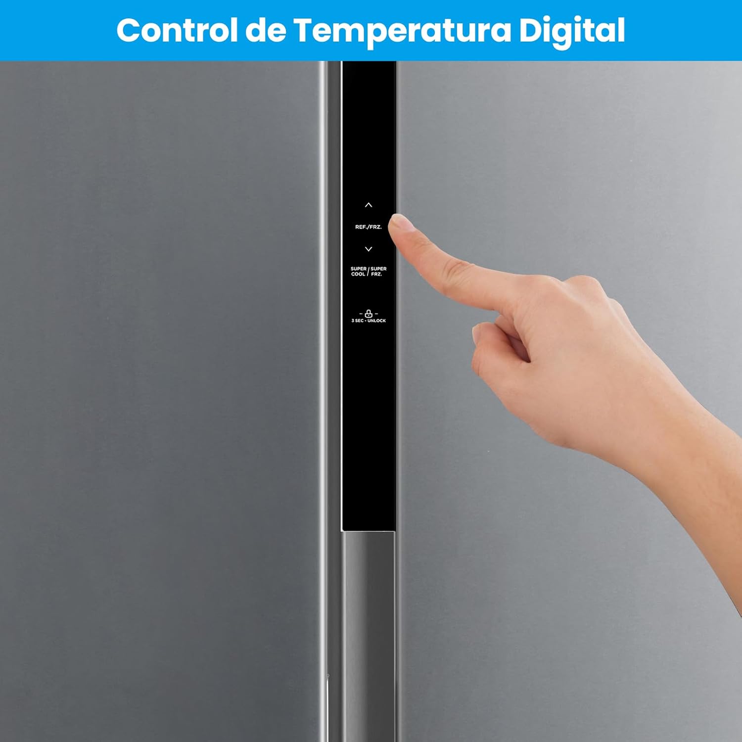 Réfrigérateur Américain Comfee Frigo RCS609IX2 – No Frost, Inverter, 460L, Double Contrôle de Température – Finition Inox – Image 6