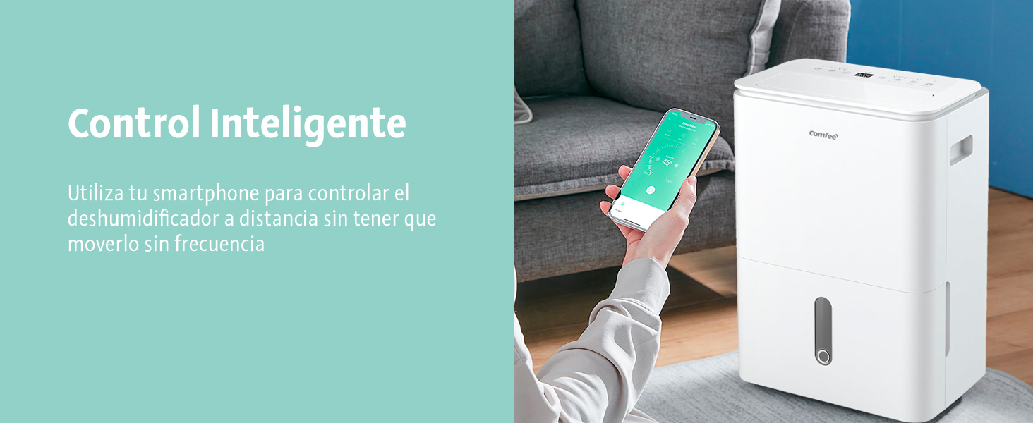 COMFEE' Easy Dry 16 | Déshumidificateur Connecté 16L avec Ioniseur – Image 5