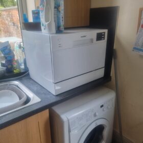 COMFEE' Table Top Dishwasher 6 Place Settings | Mini Countertop Dishwasher with LED Display & Delay Start photo review