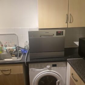 COMFEE' Table Top Dishwasher 6 Place Settings | Mini Countertop Dishwasher with LED Display & Delay Start photo review