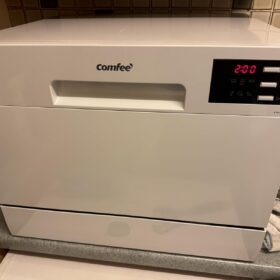 COMFEE' Table Top Dishwasher 6 Place Settings | Mini Countertop Dishwasher with LED Display & Delay Start photo review
