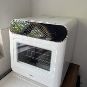 COMFEE' Table Top Dishwasher 6 Place Settings | Mini Countertop Dishwasher with LED Display & Delay Start photo review