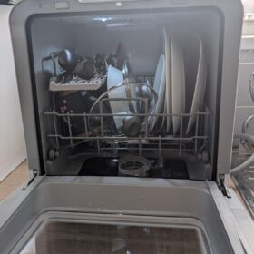 COMFEE' Table Top Dishwasher 6 Place Settings | Mini Countertop Dishwasher with LED Display & Delay Start photo review