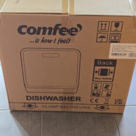 COMFEE' Table Top Dishwasher 6 Place Settings | Mini Countertop Dishwasher with LED Display & Delay Start photo review