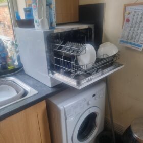 COMFEE' Table Top Dishwasher 6 Place Settings | Mini Countertop Dishwasher with LED Display & Delay Start photo review