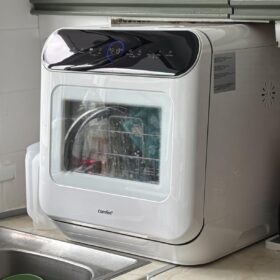 COMFEE' Table Top Dishwasher 6 Place Settings | Mini Countertop Dishwasher with LED Display & Delay Start photo review