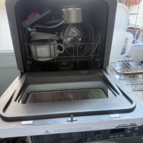 COMFEE' Table Top Dishwasher 6 Place Settings Silver | Mini Countertop Dishwasher with LED Display & Delay Start photo review
