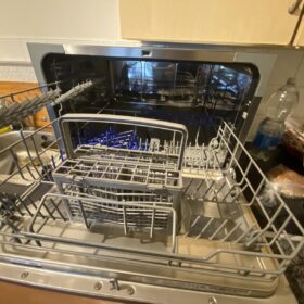 COMFEE' Table Top Dishwasher 6 Place Settings | Mini Countertop Dishwasher with LED Display & Delay Start photo review