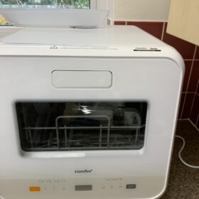 COMFEE' Table Top Dishwasher 6 Place Settings | Mini Countertop Dishwasher with LED Display & Delay Start photo review