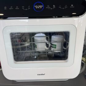 COMFEE' Table Top Dishwasher 6 Place Settings | Mini Countertop Dishwasher with LED Display & Delay Start photo review