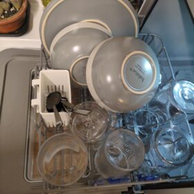 COMFEE' Table Top Dishwasher 6 Place Settings | Mini Countertop Dishwasher with LED Display & Delay Start photo review