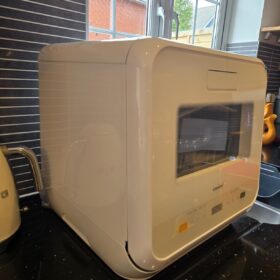 COMFEE' Table Top Dishwasher 6 Place Settings | Mini Countertop Dishwasher with LED Display & Delay Start photo review