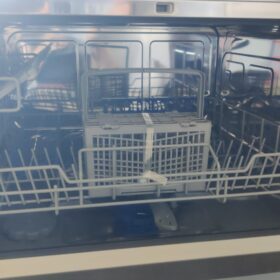 COMFEE' Table Top Dishwasher 6 Place Settings Silver | Mini Countertop Dishwasher with LED Display & Delay Start photo review