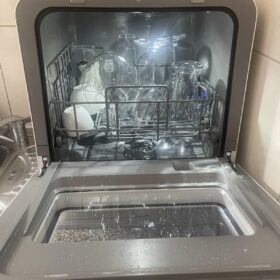 COMFEE' Table Top Dishwasher 6 Place Settings | Mini Countertop Dishwasher with LED Display & Delay Start photo review