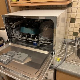 COMFEE' Table Top Dishwasher 6 Place Settings | Mini Countertop Dishwasher with LED Display & Delay Start photo review