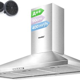 COMFEE 90cm Chimney Cooker Hood A++ | Stainless Steel Extractor