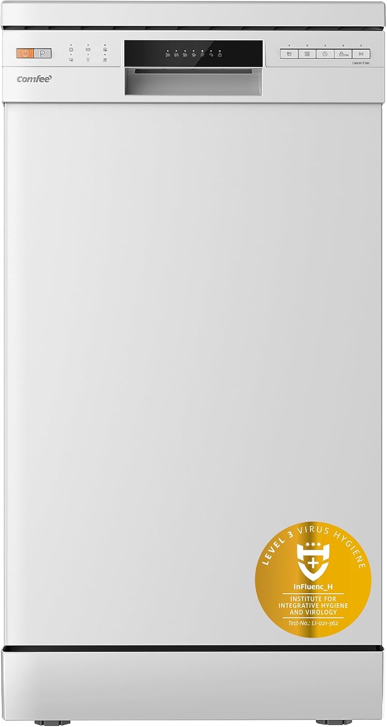COMFEE' Slimline 45cm | 10-Place Freestanding Dishwasher UK