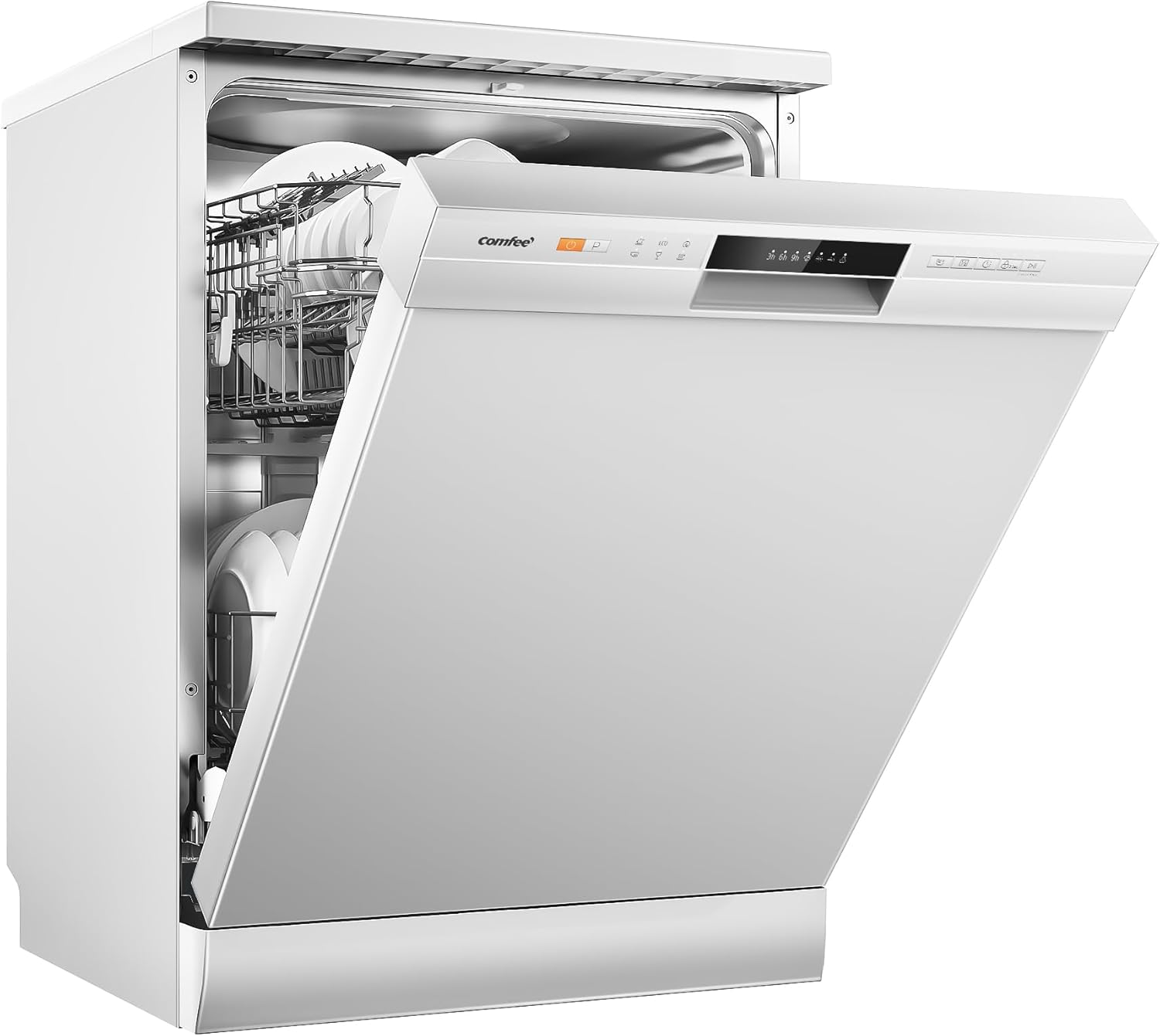 COMFEE' Full Size 60cm White | 12-Place Dishwasher UK - Image 3