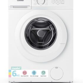 COMFEE’ 6KG Freestanding Washing Machine | Ultra-Slim 40cm Depth with Heat Wash 90°C