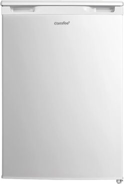 COMFEE RCD133WH2(E) | 131L Under Counter Larder Fridge - Freestanding White Refrigerator