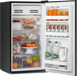 COMFEE RCD133WH2(E) | 131L Under Counter Larder Fridge - Freestanding Black Refrigerator