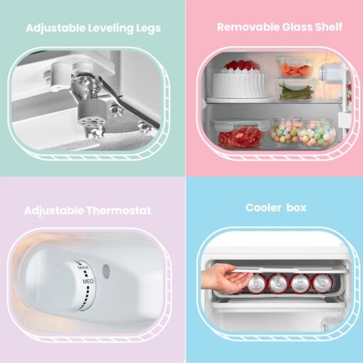 COMFEE' RCD93WH2(E) Under Counter Fridge 93L | Cooler Box