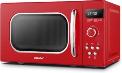 COMFEE' 20L Retro Microwave | 800W with 8 Auto Presets – Passionate Red