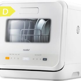 COMFEE’ Table Top Dishwasher 6+3 Programs