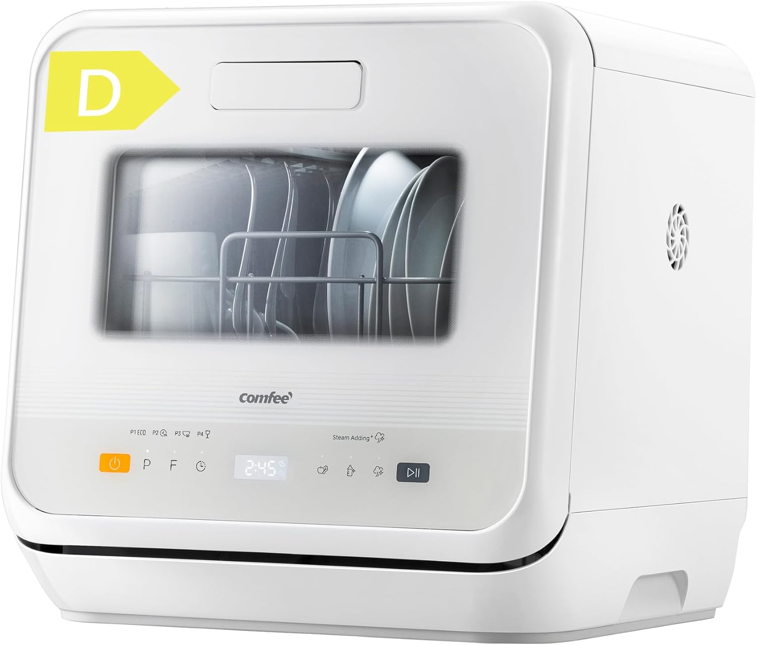COMFEE' Table Top Dishwasher 6+3 Programs