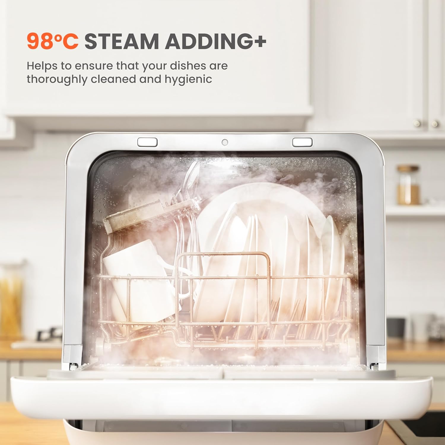 COMFEE' Table Top Dishwasher 6+3 Programs - Image 2