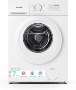 COMFEE' 7KG Freestanding Washing Machine | Ultra-Slim 40cm with 1200RPM & Heat Wash 90°C